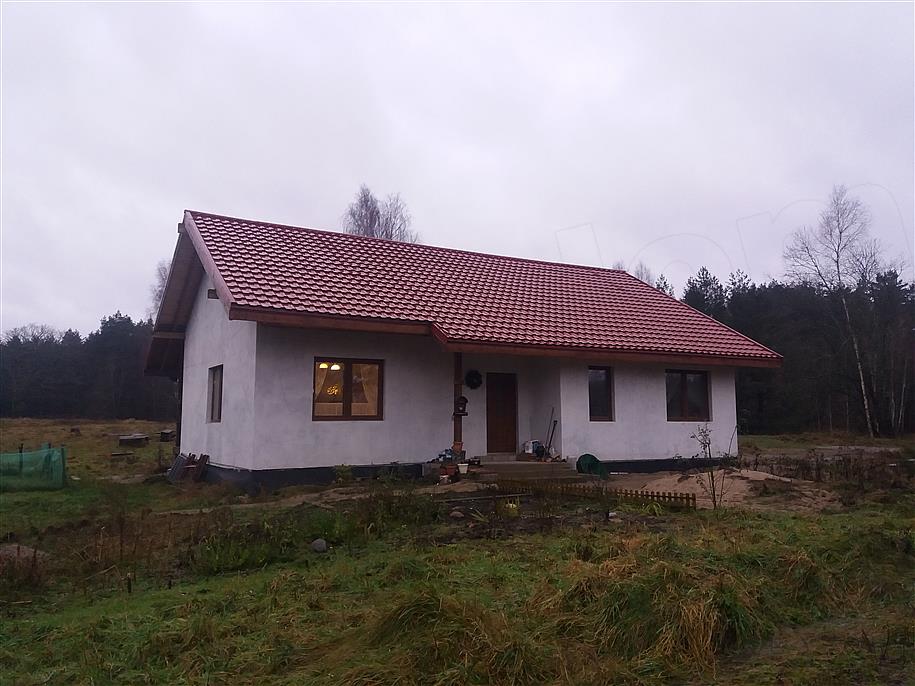 Планировка ТД-77 Дом из теплоблоков Неотерра, 77 м²