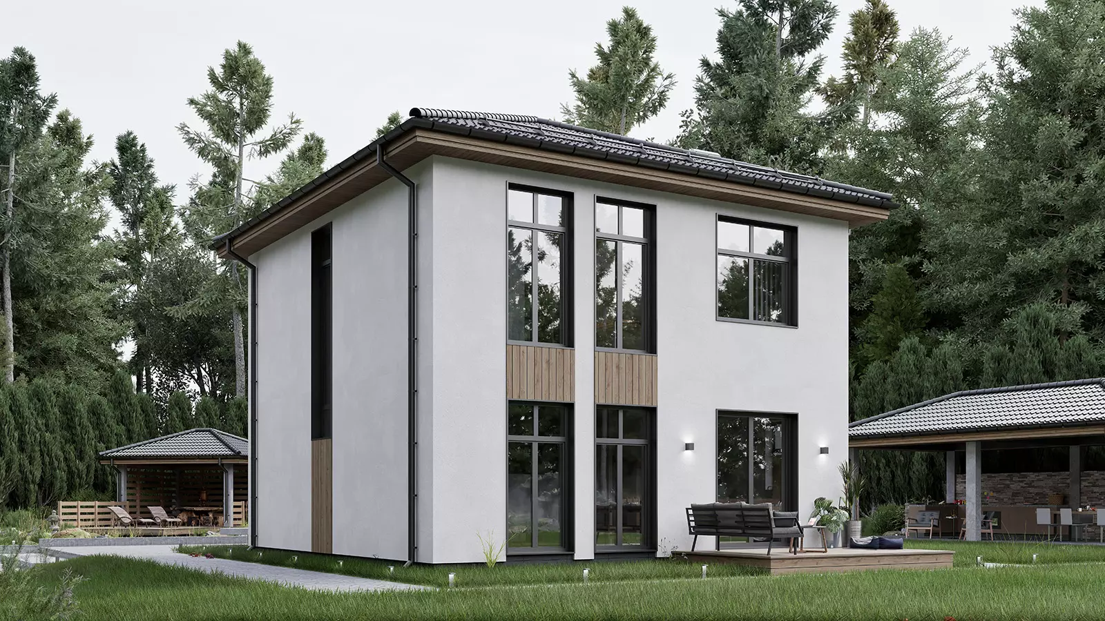 ТК-120 Дом из тёплой керамики Биззет, 120 м²