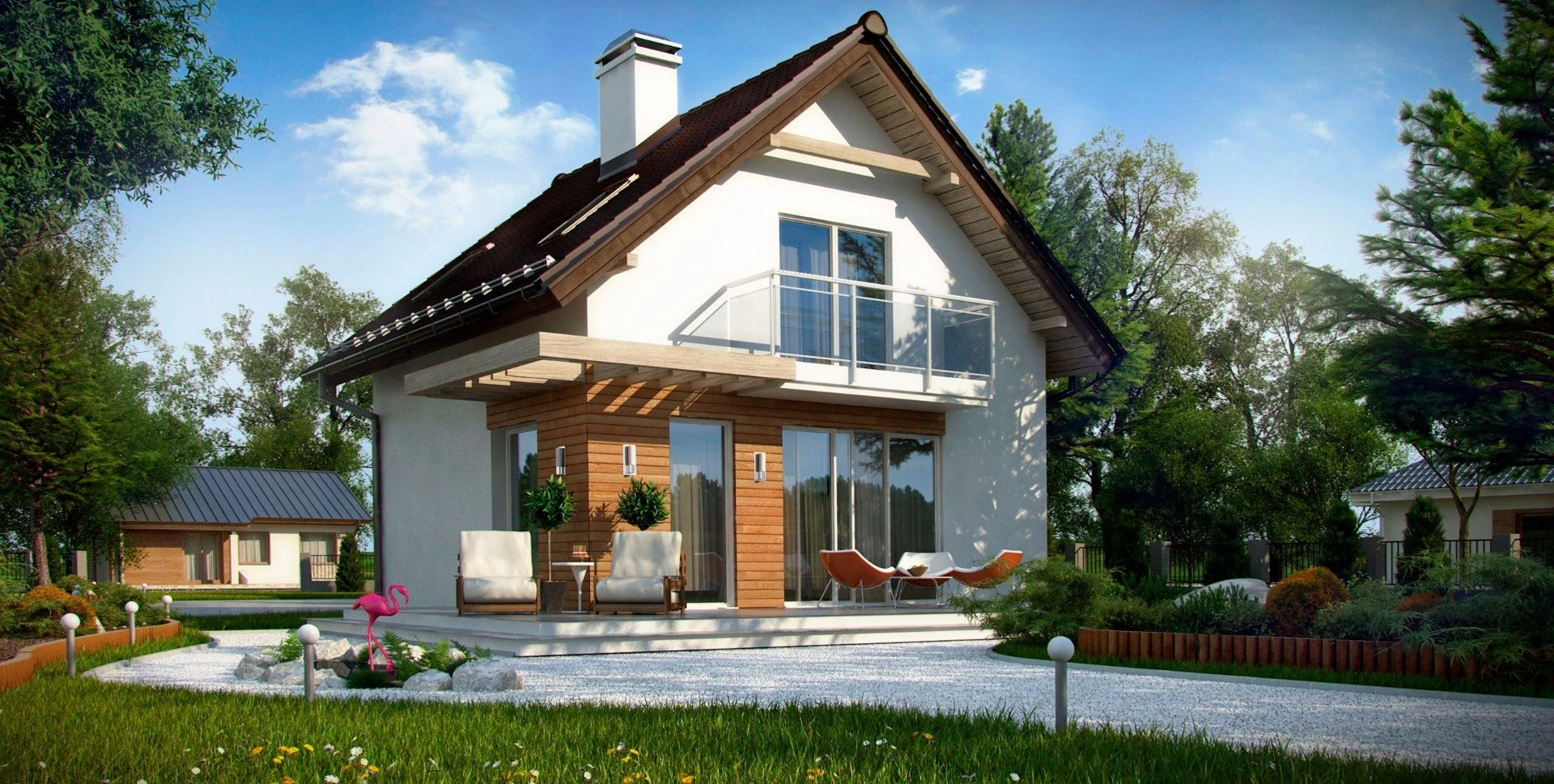 КБ-78 Дома из керамзитобетона Орбитон, 78 м²