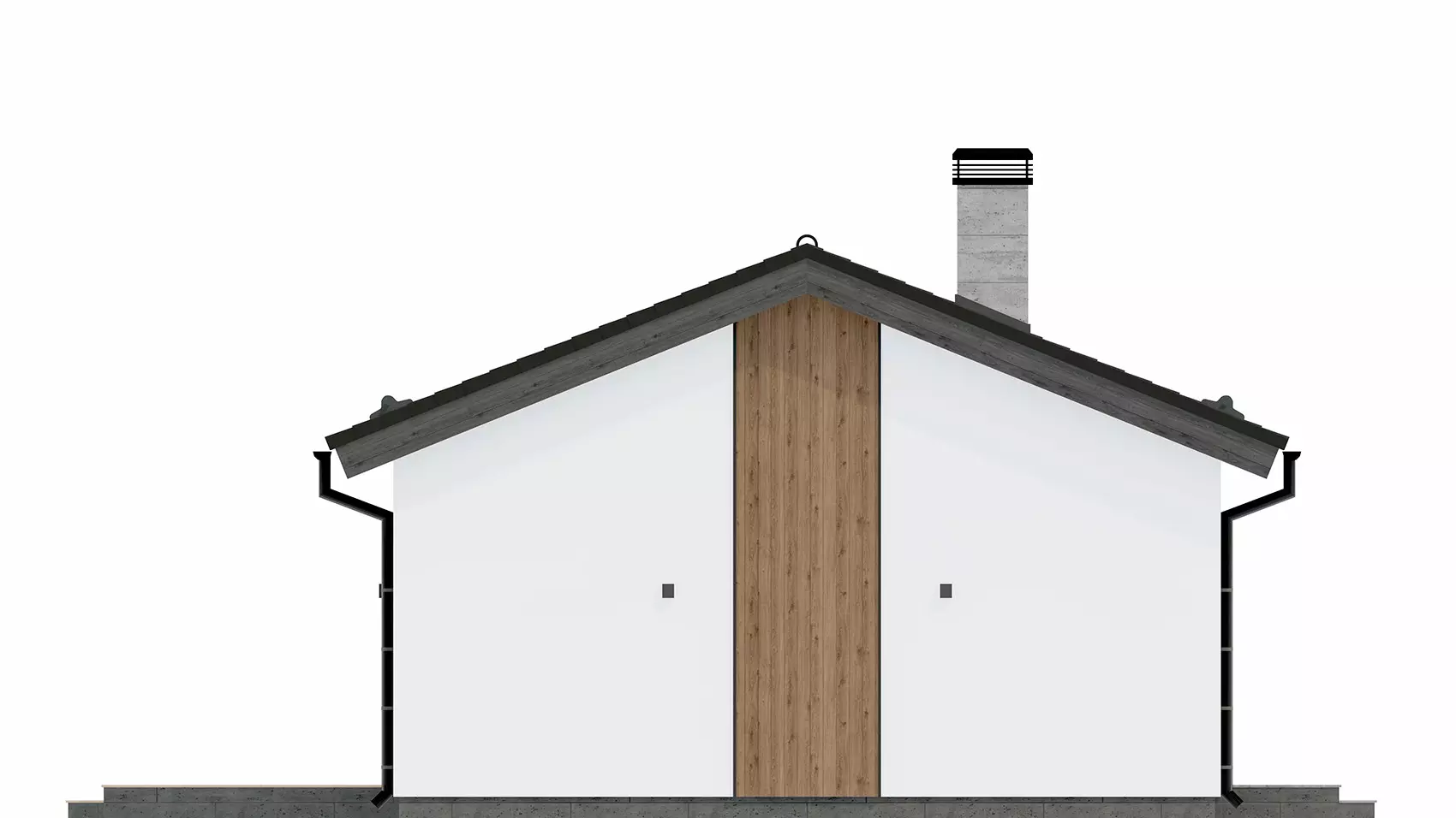 Планировка ТК-63 Дом из тёплой керамики Моретто, 63 м²